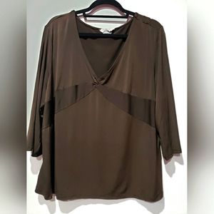 💲🖐🏾/GEORGE Brown matching Skirt & Top 22/24W